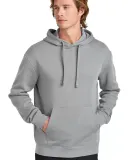 New Era NEA525    Heritage Fleece Pullover Hoodie in Rnstmgrey