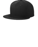 New Era NE4020    Standard Fit Flat Bill Snapback  in Black