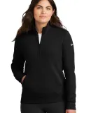 Nike NKDX6720  Ladies Club Fleece Sleeve Swoosh 1/ in Black