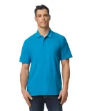 Gildan 64800 Men's Softstyle Double Pique Polo in Sapphire
