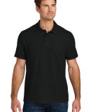 Gildan 64800 Men's Softstyle Double Pique Polo in Black