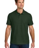 Gildan 64800 Men's Softstyle Double Pique Polo in Forest green