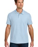 Gildan 64800 Men's Softstyle Double Pique Polo in Light blue
