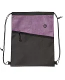 Promo Goods  BG219 Tonal Heathered Non-Woven Draws in Purple