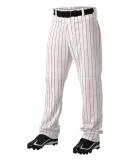 Alleson Athletic 605WPNY Youth Pinstripe Baseball  in White/ red