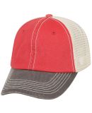 J America 5506 Offroad Cap in Red