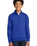 Port & Company PC78YQ    Youth Core Fleece 1/4-Zip in Trueroyal