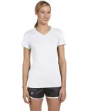 Russel Athletic JUL1JW Ladies' Dri-Power® V-Neck  in White