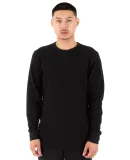 Shaka Wear SHFTC Men's Spandex Thermal Crewneck T- in Black