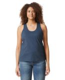 Gildan G672L Ladies' Softstyle CVC Racerback Tank in Navy mist