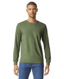 Gildan G674 Unisex Softstyle CVC Long Sleeve T-Shi in Cactus
