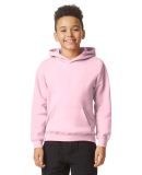Gildan SF500B Youth Softstyle Midweight Fleece Hoo in Light pink