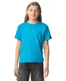 Gildan G670B Youth Softstyle CVC T-Shirt in Caribbean mist