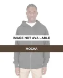 Shaka Wear SHGDZ Men's Garment Dye Double-Zip Hood MOCHA