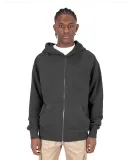 Shaka Wear SHGDZ Men's Garment Dye Double-Zip Hood in Shadow