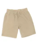 Shaka Wear SHFJS Men's Fleece Jogger Short in Beige