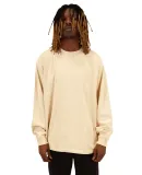 Shaka Wear SHGDLS Men's Garment Dyed Long Sleeve T in Cream