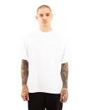 Shaka Wear SHGRS Men's Garment Dyed Reverse T-Shir in White