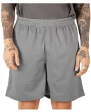 Shaka Wear SHMPS Men's Mesh PE Gym Short in Dark grey