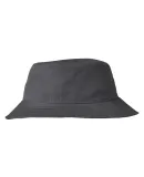 Big Accessories BA642 Lariat Bucket Hat in Charcoal
