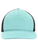 Big Accessories BA708 Bend Foam Trucker in Aquamarine/ blk