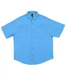 Burnside Clothing 2297 Baja Short Sleeve Fishing S in Sail