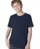 Next Level 3310 Boy's S/S Crew  in Midnight navy