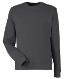 J America 8721 BTB Fleece Crewneck Sweatshirt in Charcoal heather