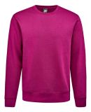 J America 8721 BTB Fleece Crewneck Sweatshirt in Boysenberry