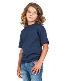 US Blanks US2000Y Youth Organic Cotton T-Shirt in Navy blue