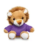 Promo Goods  TY6035 7 Plush Lion With T-Shirt in Purple