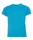 Next Level 6310 Boy's Tri-Blend Crew in Vintage turquoise