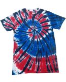 H1000 Tie-Dyes Adult Tie-Dyed Cotton Tee in Independence