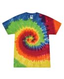 H1000 Tie-Dyes Adult Tie-Dyed Cotton Tee in Moondance