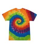 H1000 Tie-Dyes Adult Tie-Dyed Cotton Tee in Prism