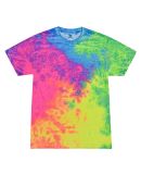 H1000 Tie-Dyes Adult Tie-Dyed Cotton Tee in Quest