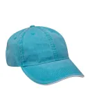 Adams Hats LP107 Icon Semi-Structured Sandwich Vis in Carib blu / wht