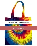 9222 Tie Dyes Cotton Tote Bag Red Spider