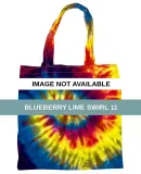 9222 Tie Dyes Cotton Tote Bag Blueberry Lime Swirl 11