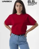 Los Angeles Apparel 1203GD Heavy Jersey Tee w/ Bin in Dark red