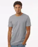 Tultex 602CVC Combed CVC T-Shirt in Heather grey