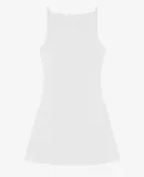 Los Angeles Apparel 14R315 14/1RibSpaghetti Boatne in White