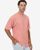 Los Angeles Apparel 1801GD Garment Dye Plain Crew  in Coral