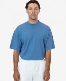 Los Angeles Apparel 1801GD Garment Dye Plain Crew  in Blue moon