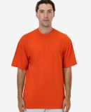 Los Angeles Apparel 1801GD Garment Dye Plain Crew  in Bright orange