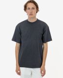 Los Angeles Apparel 1801GD Garment Dye Plain Crew  in Dolphin blue