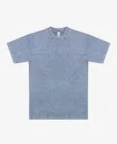 Los Angeles Apparel 1801MW S/S Mineral Wash Crew 6 in Arctic