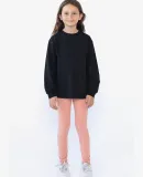 Los Angeles Apparel 18107GD Kids 6.5oz L/S Grmnt D in Black