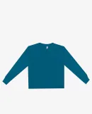 Los Angeles Apparel 18107GD Kids 6.5oz L/S Grmnt D in Dark teal