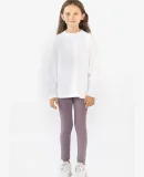 Los Angeles Apparel 18107GD Kids 6.5oz L/S Grmnt D in White
